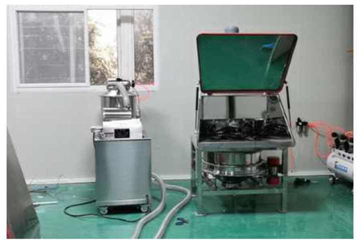 噴射式自清潔高密度濾芯，無(wú)需經(jīng)常更換，無(wú)粉塵污染